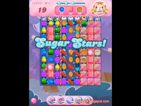 Candy Crush Saga Level 13583 (2nd version, Sugar stars, NO boosters)