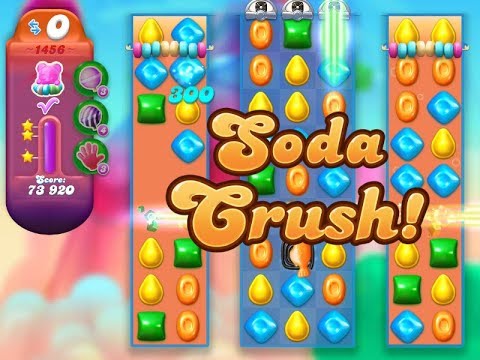 Candy Crush Soda Saga Level 1456 (3 stars, No boosters)