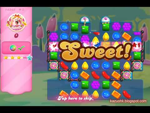 Candy Crush Saga Level 14268 (3 stars, NO boosters)