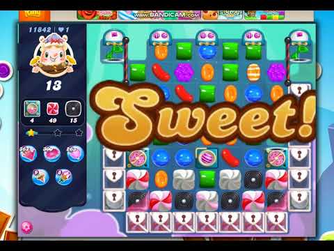 Candy Crush Saga Level 11842 - 23 Moves  NO BOOSTERS