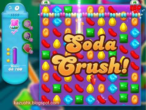 Candy Crush Soda Saga Level 1859 (3 stars, NO boosters)