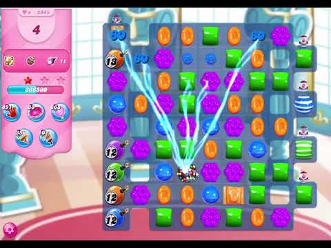 Candy Crush Saga Level 3845 NO BOOSTERS