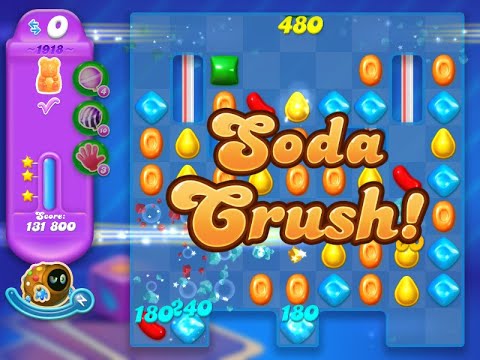 Candy Crush Soda Saga Level 1918 (3 stars, NO boosters)