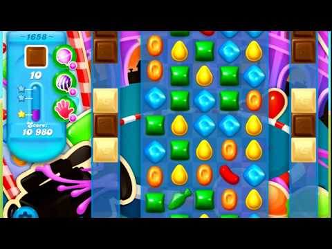 Candy Crush Soda Saga Level 1658 - NO BOOSTERS **