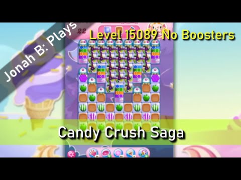 Candy Crush Saga Level 15089 No Boosters