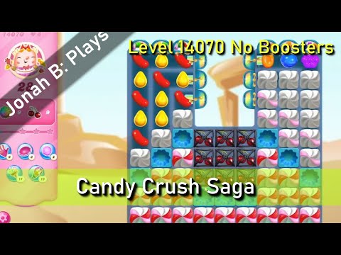 Candy Crush Saga Level 14070 No Boosters