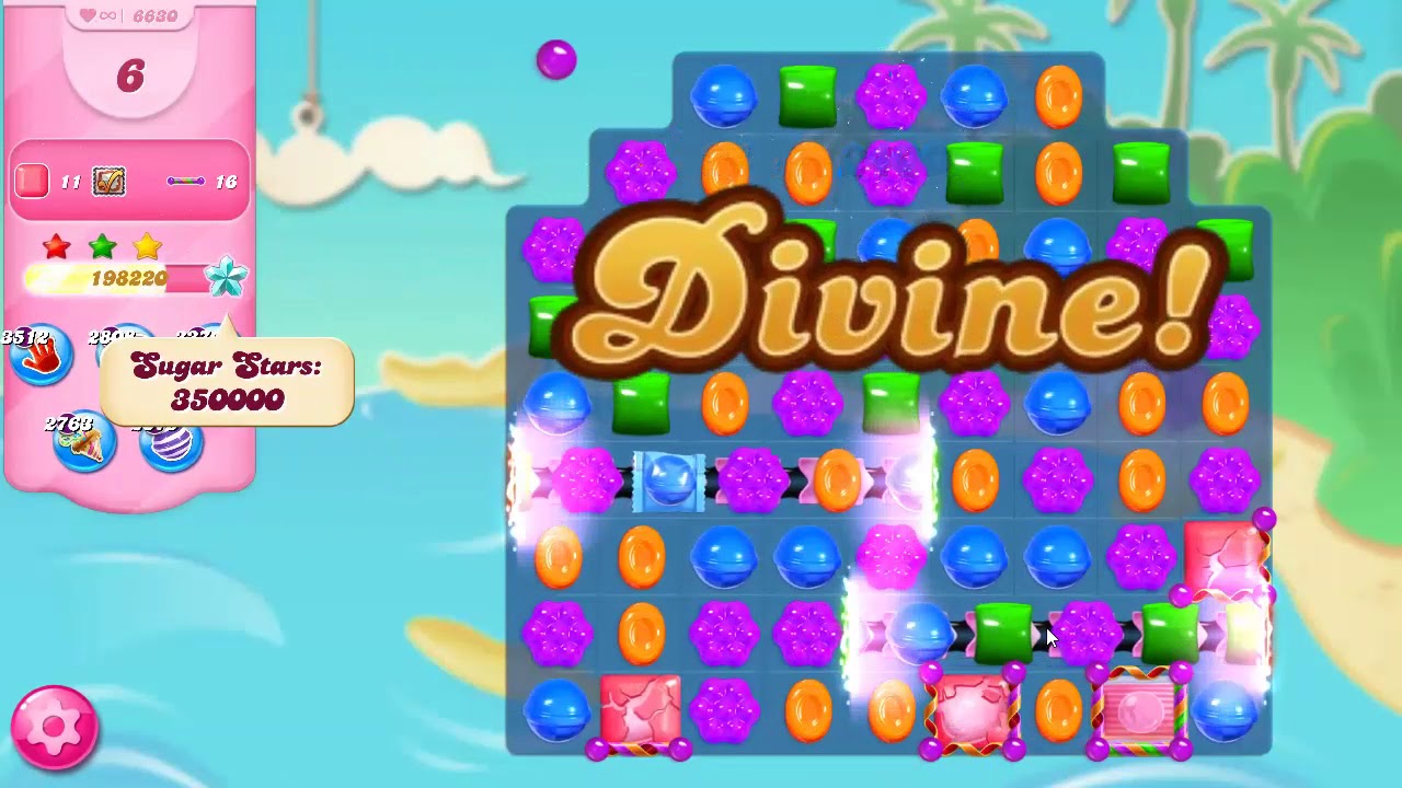 Candy Crush Saga LEVEL 6630 NO BOOSTERS