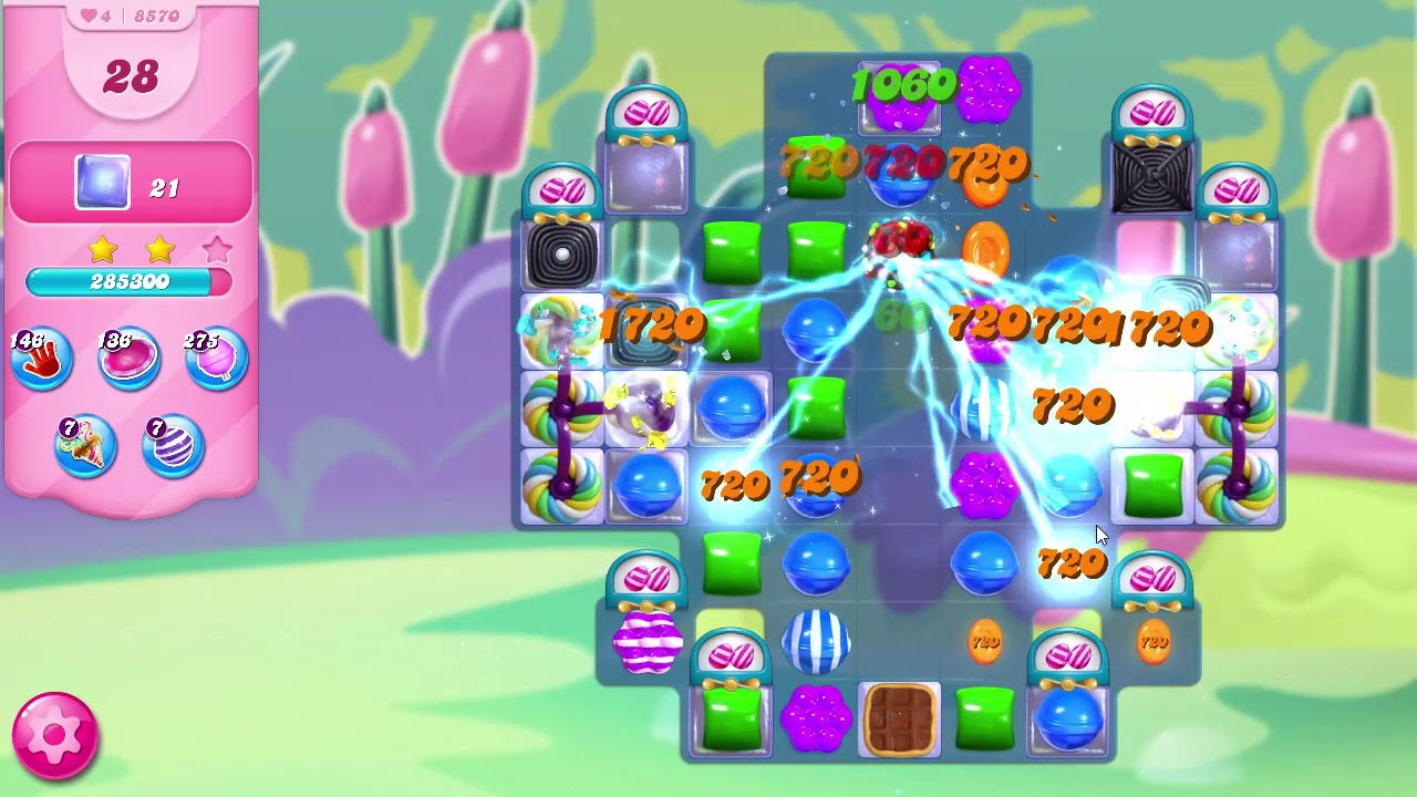Candy Crush Saga Level 8570 NO BOOSTERS