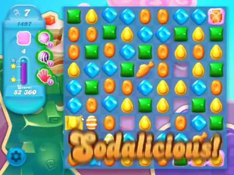 Candy Crush Soda Saga Level 1497 - NO BOOSTERS