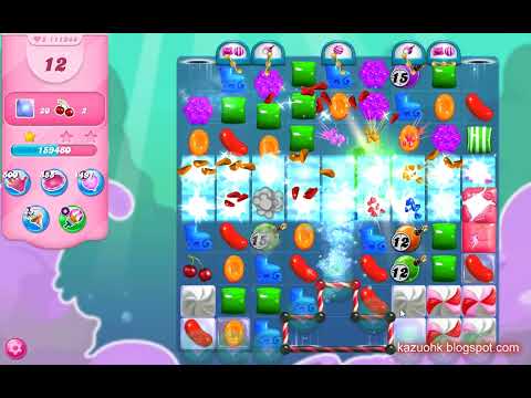 Candy Crush Saga Level 11244 (3 stars, No boosters)