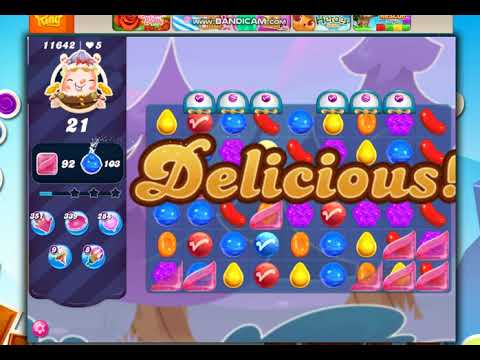 Candy Crush Saga Level 11642 - 23 Moves  NO BOOSTERS