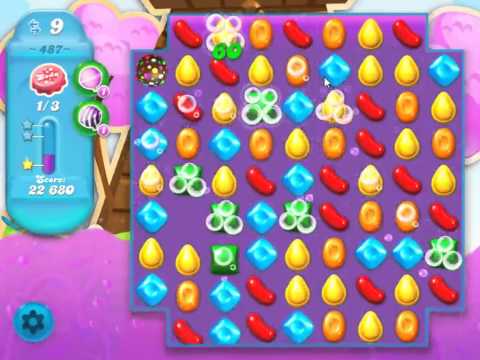 Candy Crush Soda Saga Level 487