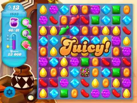 Candy Crush Soda Saga Level 1533 - NO BOOSTERS