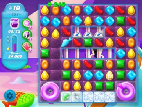 Candy Crush Soda Saga Level 704 - NO BOOSTERS