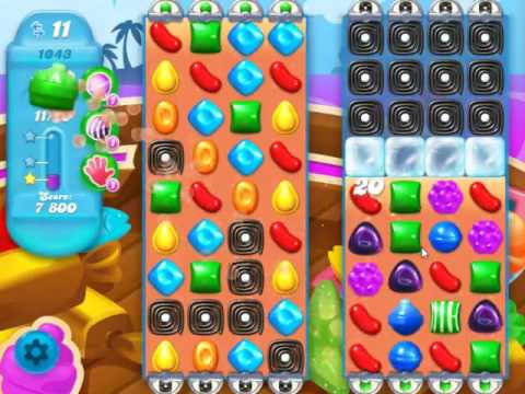 Candy Crush Soda Saga Level 1043 - NO BOOSTERS