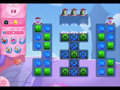 Candy Crush Saga Level 3101 NO BOOSTERS (14 moves)