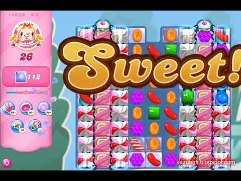 Candy Crush Saga Level 14020 (3 stars, NO boosters)