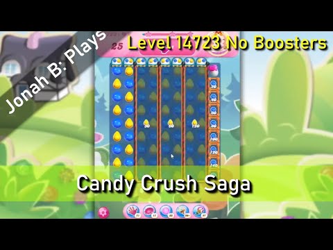 Candy Crush Saga Level 14723 No Boosters