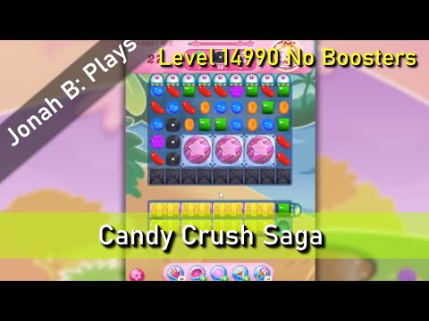 Candy Crush Saga Level 14990 No Boosters