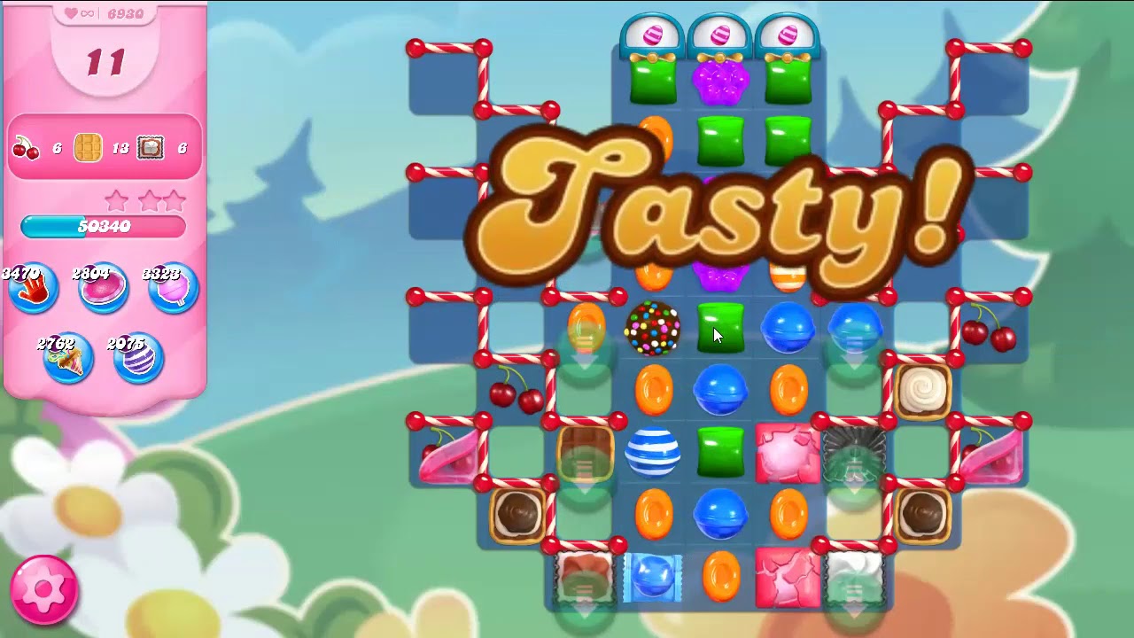 Candy Crush Saga LEVEL 6930 NO BOOSTERS