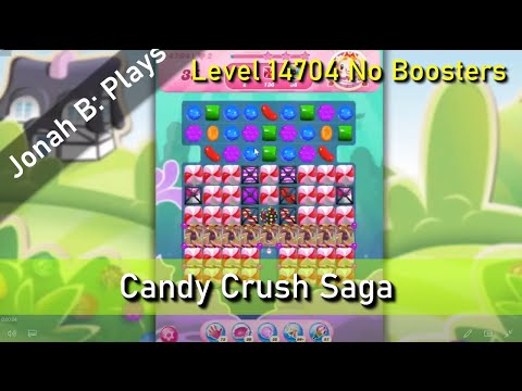 Candy Crush Saga Level 14704 No Boosters