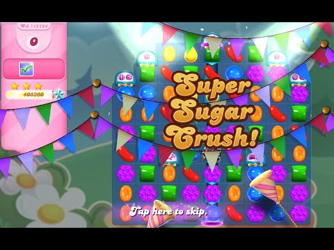 Candy Crush Saga Level 12184 (3 stars, No boosters)