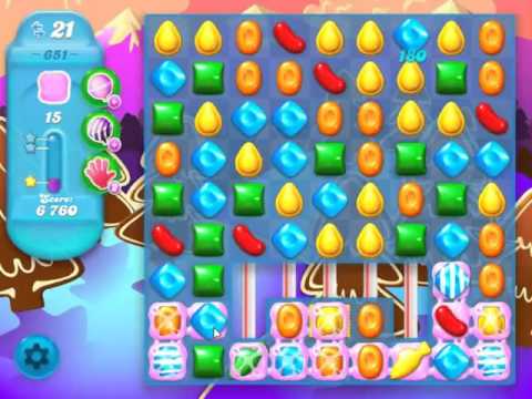 Candy Crush Soda Saga Level 651 - NO BOOSTERS