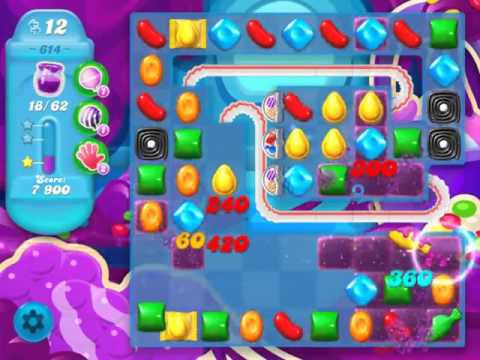 Candy Crush Soda Saga Level 614