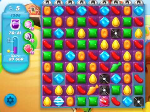 Candy Crush Soda Saga Level 1306 - NO BOOSTERS