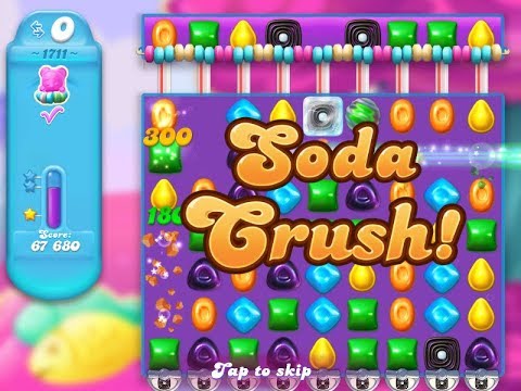 Candy Crush Soda Saga Level 1711 (No boosters)