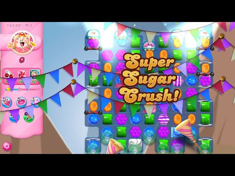 Candy Crush Saga Level 12849 (2nd version, No boosters)