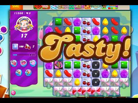 Candy Crush Saga Level 11566 - 24 Moves NO BOOSTERS