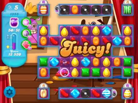 Candy Crush Soda Saga Level 1355 - NO BOOSTERS