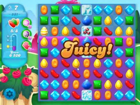 Candy Crush Soda Saga Level 881 - NO BOOSTERS