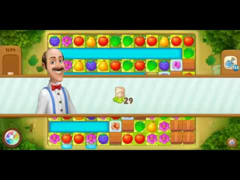 Gardenscapes Level 1694 Walkthrough "No Boosters Used"