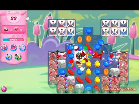 Candy Crush Saga Level 12607 (3 stars, No boosters)