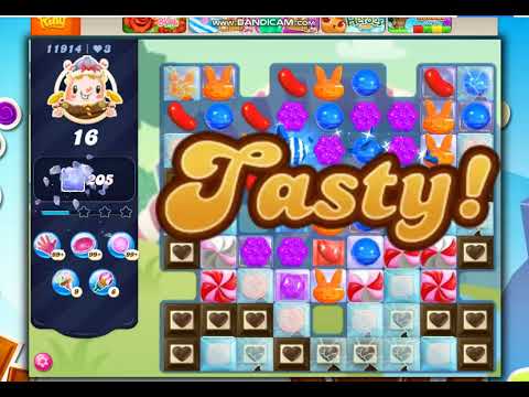 Candy Crush Saga Level 11914 New Version NO BOOSTERS