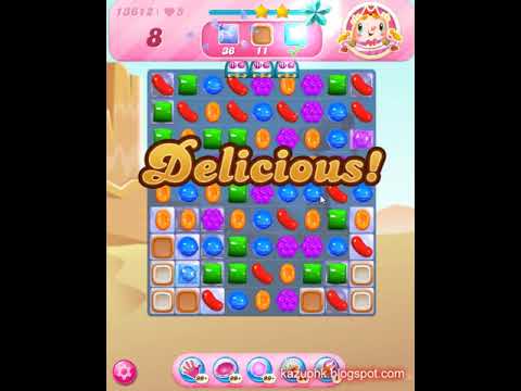 Candy Crush Saga Level 13612 (3 strars, NO boosters)