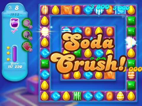 Candy Crush Soda Saga Level 1923 (3 stars, NO boosters)