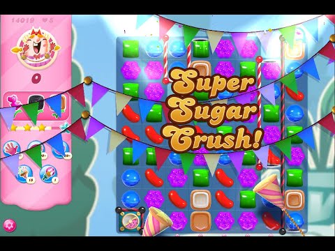 Candy Crush Saga Level 14019 (3 stars, NO boosters)