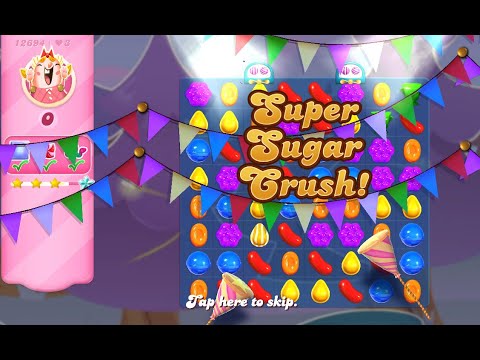 Candy Crush Saga Level 12694 (3 stars, No boosters)