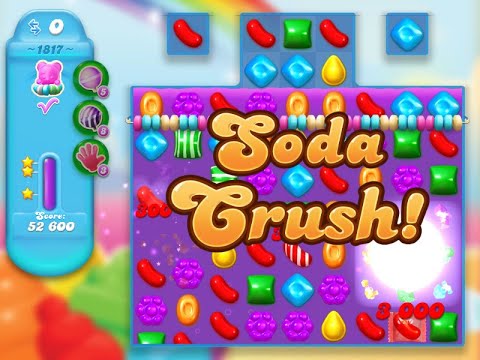 Candy Crush Soda Saga Level 1817 (3 stars, NO boosters)