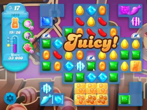 Candy Crush Soda Saga Level 1018 - NO BOOSTERS