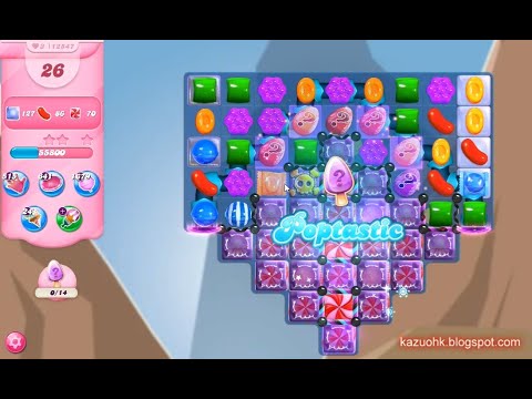 Candy Crush Saga Level 12547 (3 stars, Power Pop used)