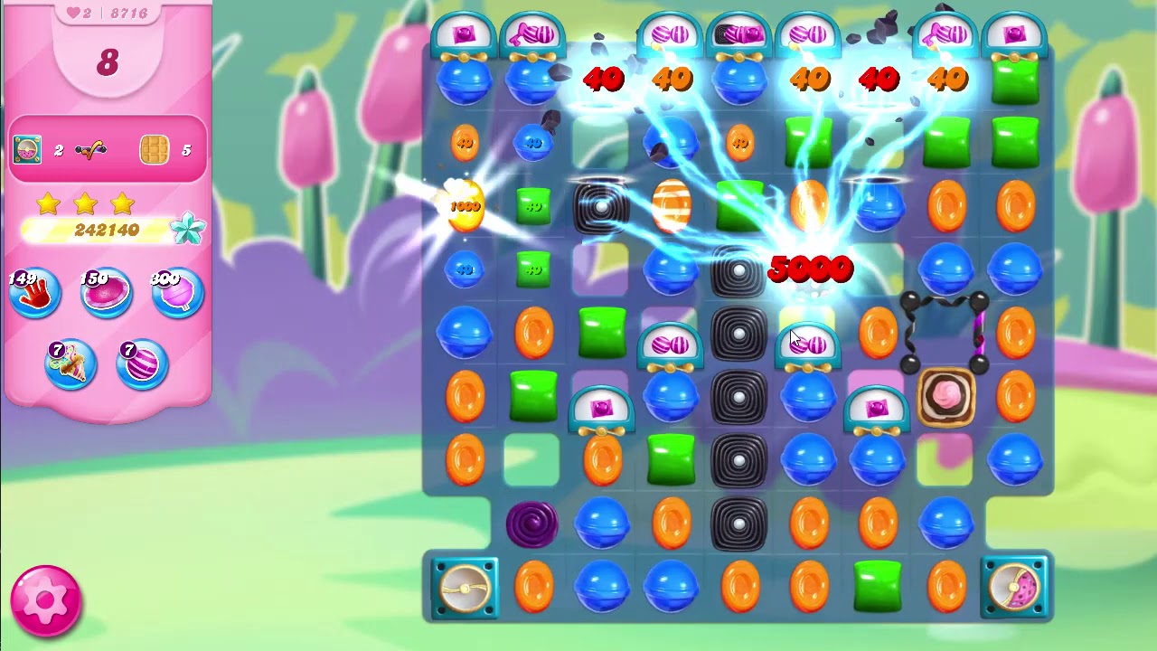Candy Crush Saga Level 8716 NO BOOSTERS (second version)
