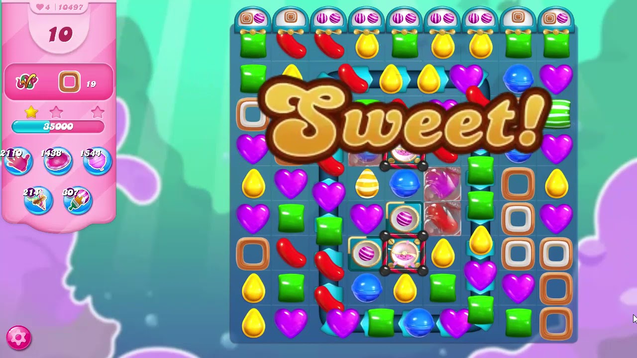 Candy Crush Saga Level 10497 NO BOOSTERS