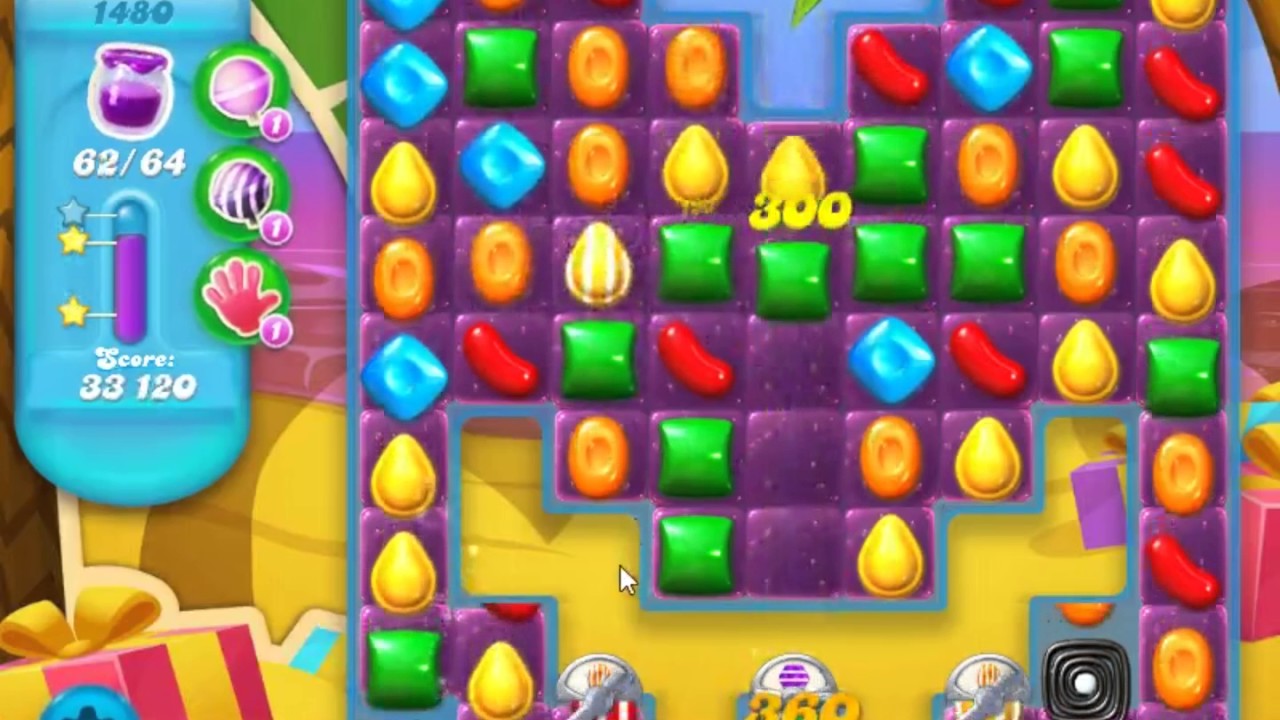 Candy Crush Soda Saga Level 1480 - NO BOOSTERS