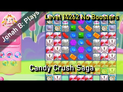 Candy Crush Saga Level 14262 No Boosters