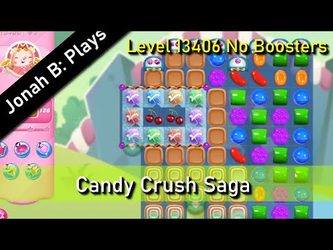 Candy Crush Saga Level 13406 No Boosters