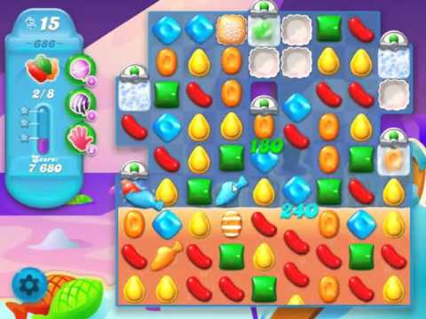 Candy Crush Soda Saga Level 686 - NO BOOSTERS